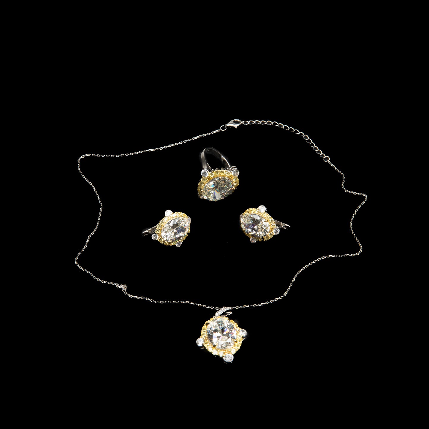 Set Argint cu Zirconiu cubic