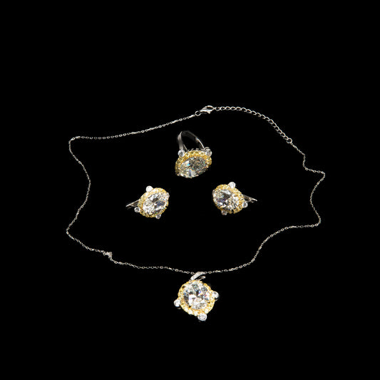 Set Argint cu Zirconiu cubic