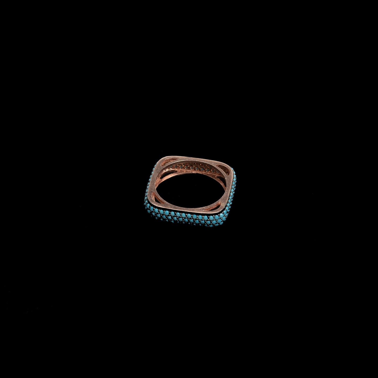 Inel Argint “Aquamarine Slim" (48 - 60)