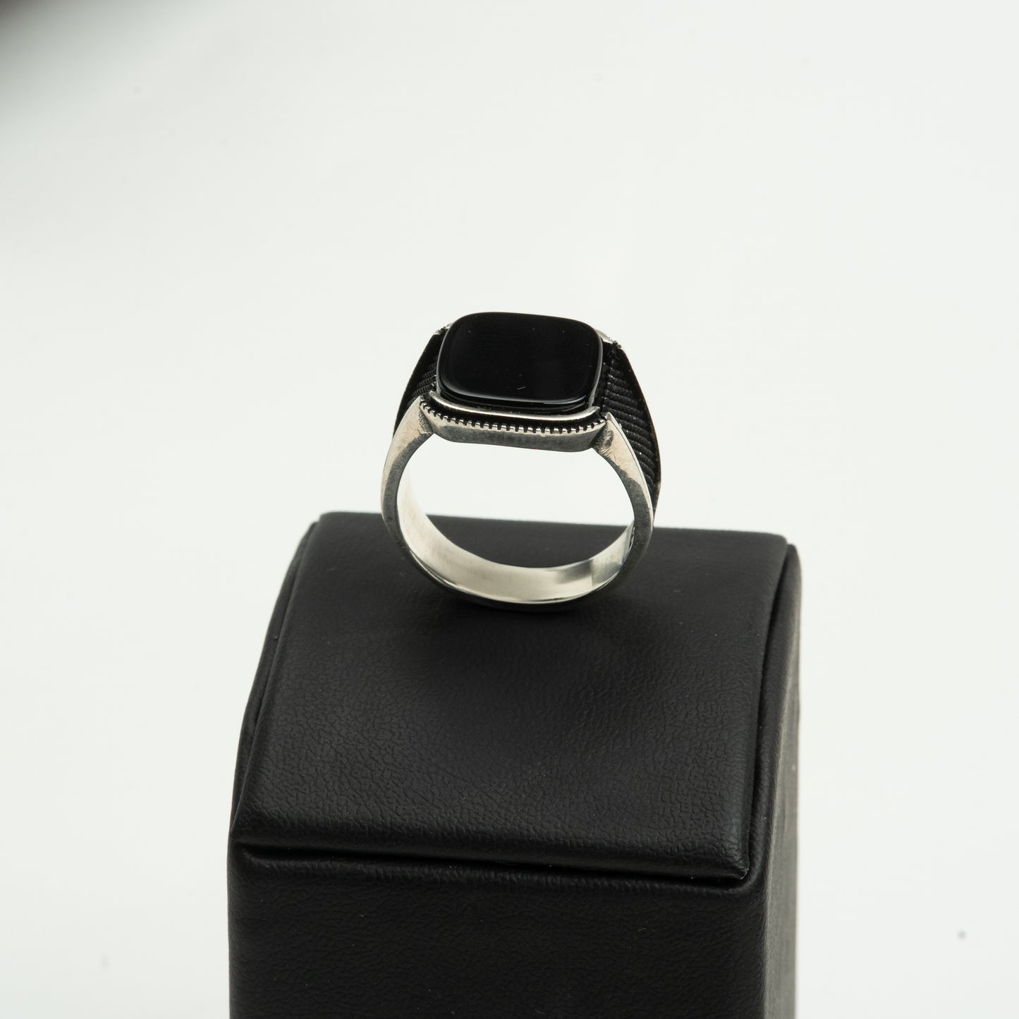 Inel Argint “Obsidian” (48 - 60)