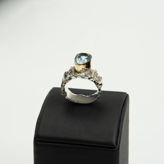 Inel Argint “Aqua” (48 - 60)