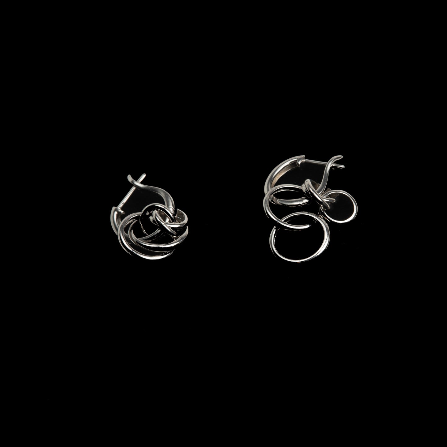 Cercei Argint "Harmony Rings"