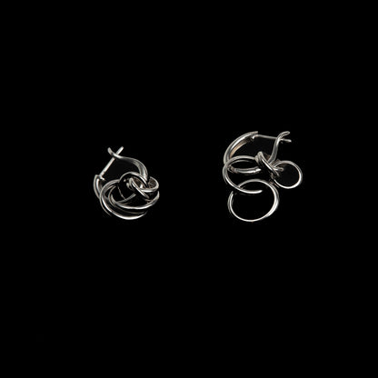 Cercei Argint "Harmony Rings"