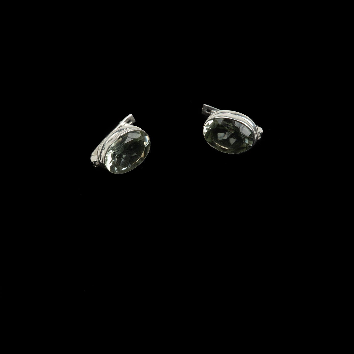 Cercei Argint "Black Pearl"