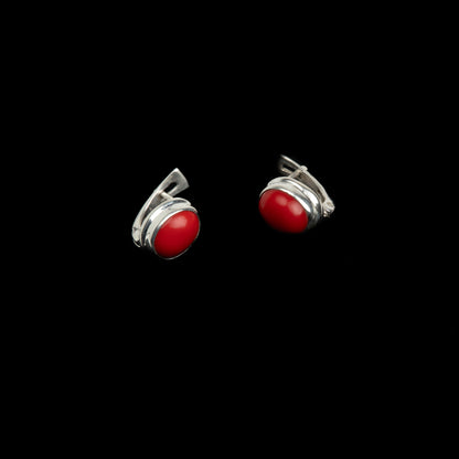 Cercei Argint "Scarlet Rouge"