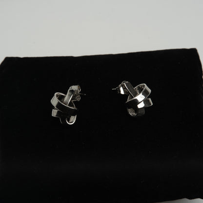 Cercei Argint "Silver Knot"