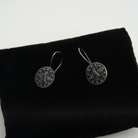 Cercei Argint "Coin"