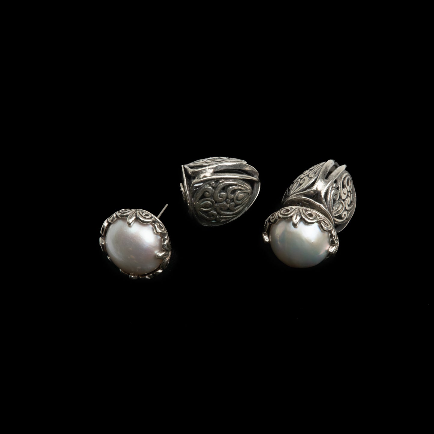 Cercei Argint "Roman Pearl"