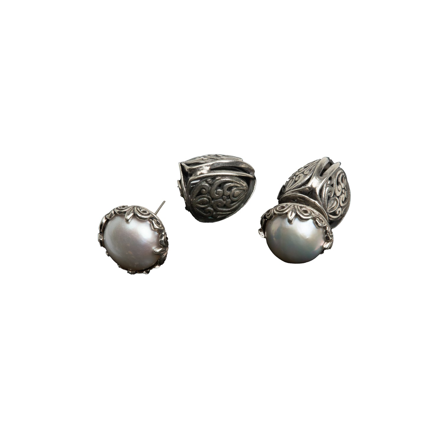 Cercei Argint "Roman Pearl"