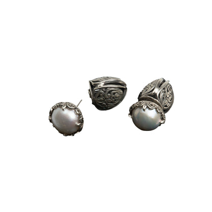 Cercei Argint "Roman Pearl"