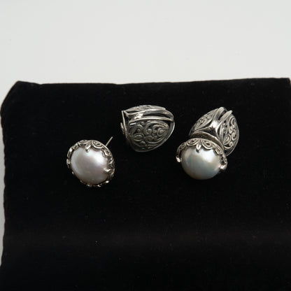 Cercei Argint "Roman Pearl"