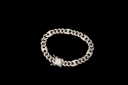 Brăţară Argint "New Cuban" (18cm)