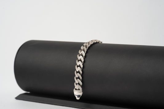 Brățară Argint "Cuban #2"