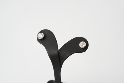 Cercei Argint Round Studs (Diverse dimensiuni)