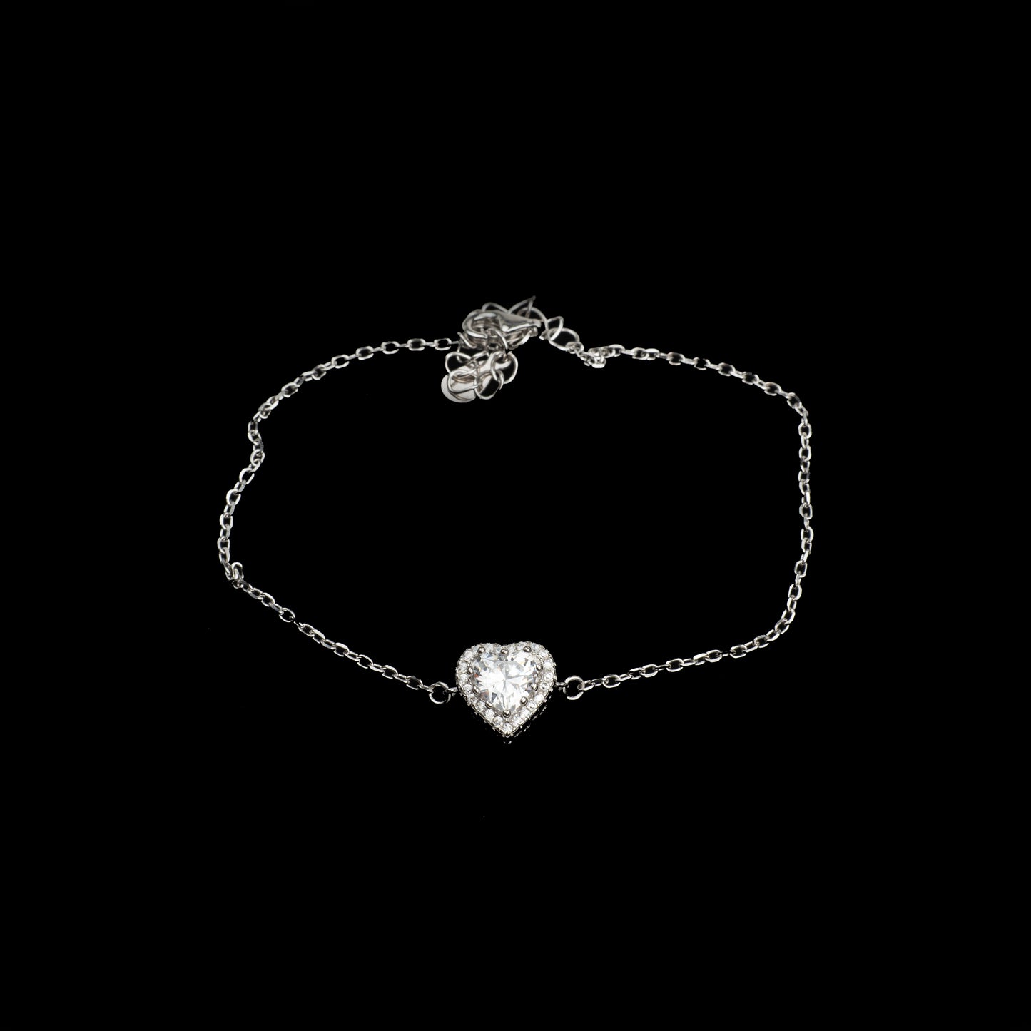 Brățară Argint "Silver Heart" (16cm - 22cm)