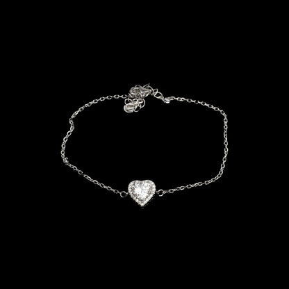 Brățară Argint "Silver Heart" (16cm - 22cm)