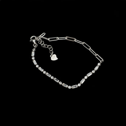 Brățară Argint “Chained Ice” (16cm - 22cm)