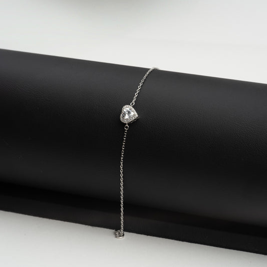 Brățară Argint "Silver Heart" (16cm - 22cm)