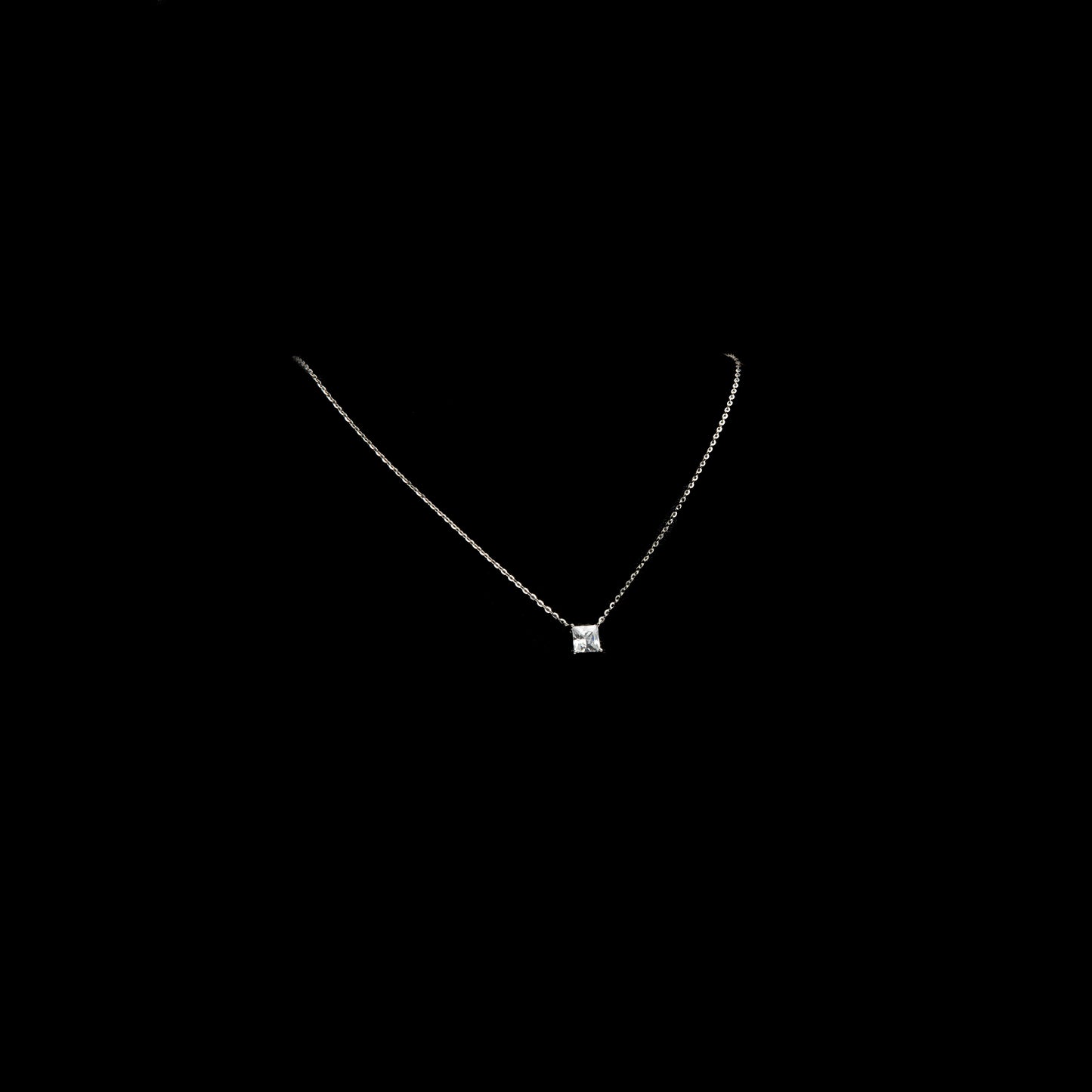 Colier Argint "Solitaire"