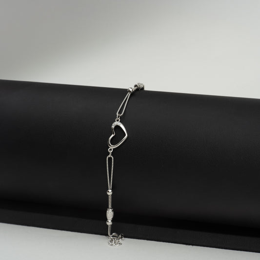 bratara argint cu zirconiu reglabila femei