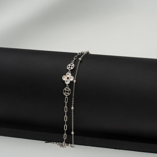 Brățară Argint "Brilliant Luck" (16cm - 22cm)