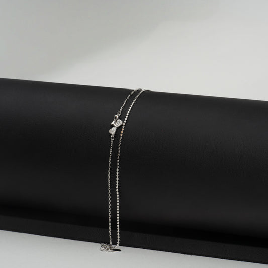 bratara argint cu zirconiu reglabila femei