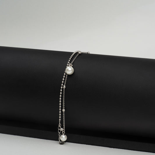 Brățară Argint "Pearl Symphony" (16cm - 22cm)