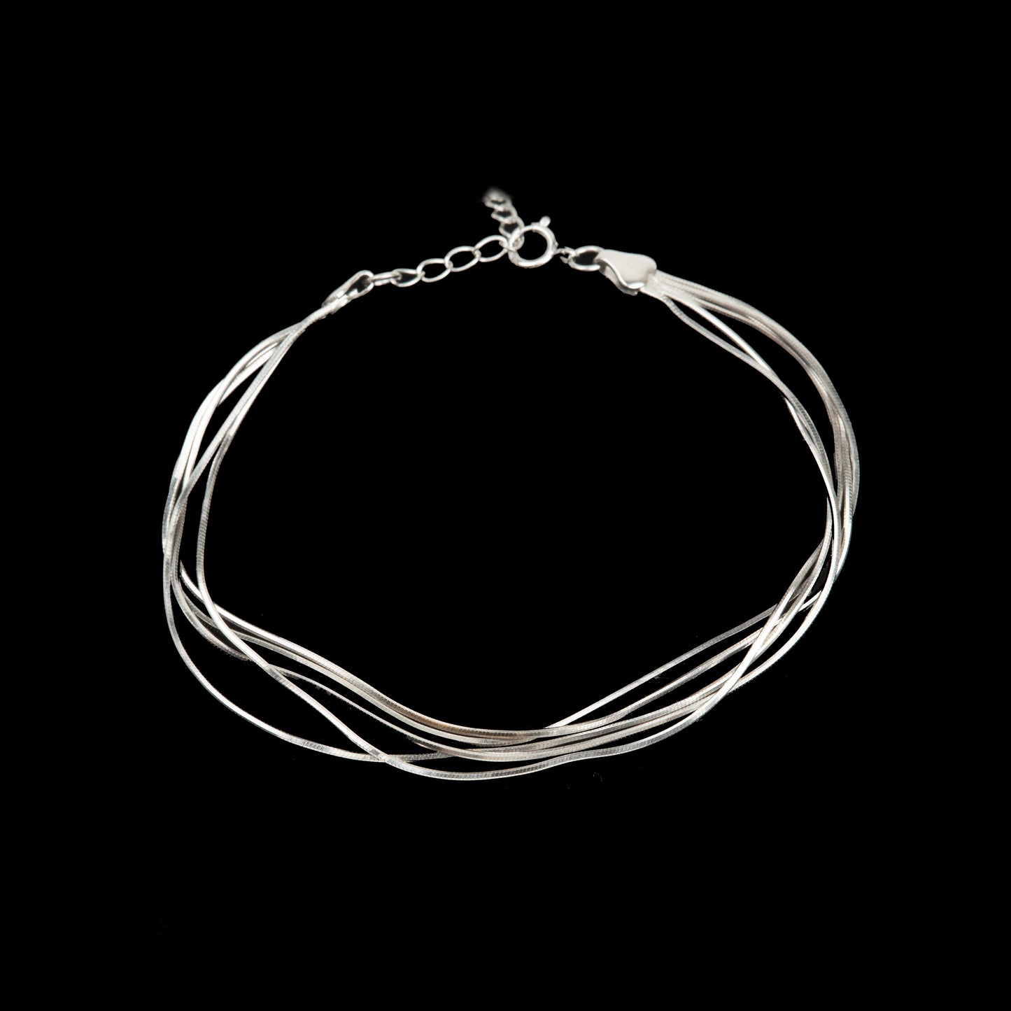 Brățară Argint "Eternal Threads" (16cm - 22cm)