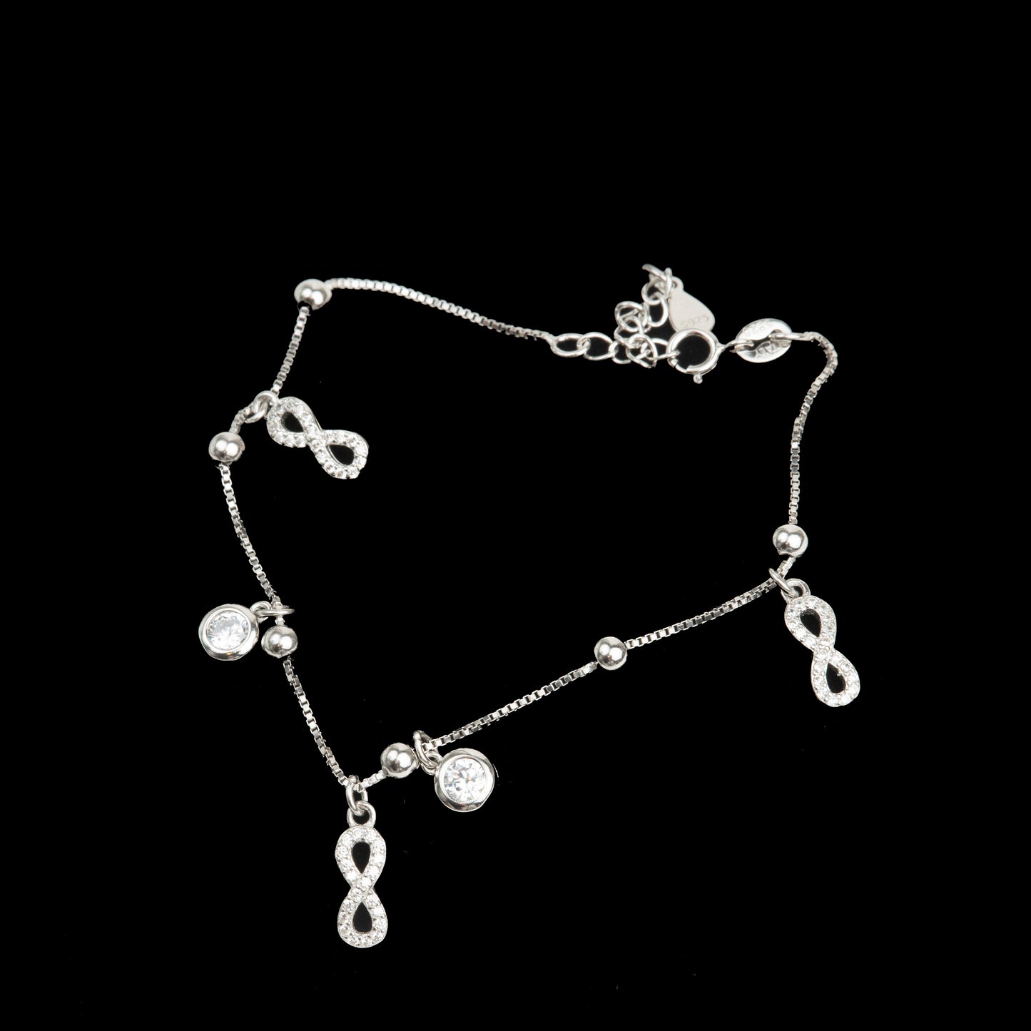 Brățară Argint "Eternal Glow" (16cm - 22cm)