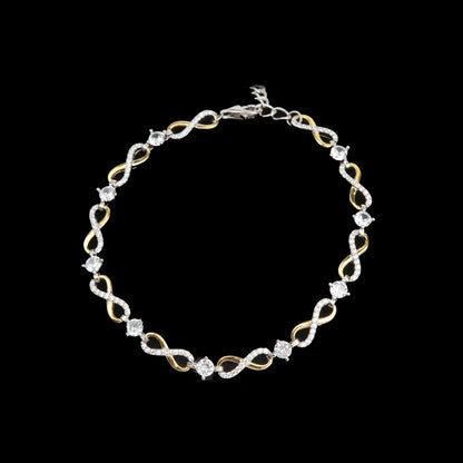 Brățară Argint "Infinite Radiance" (16cm - 22cm)