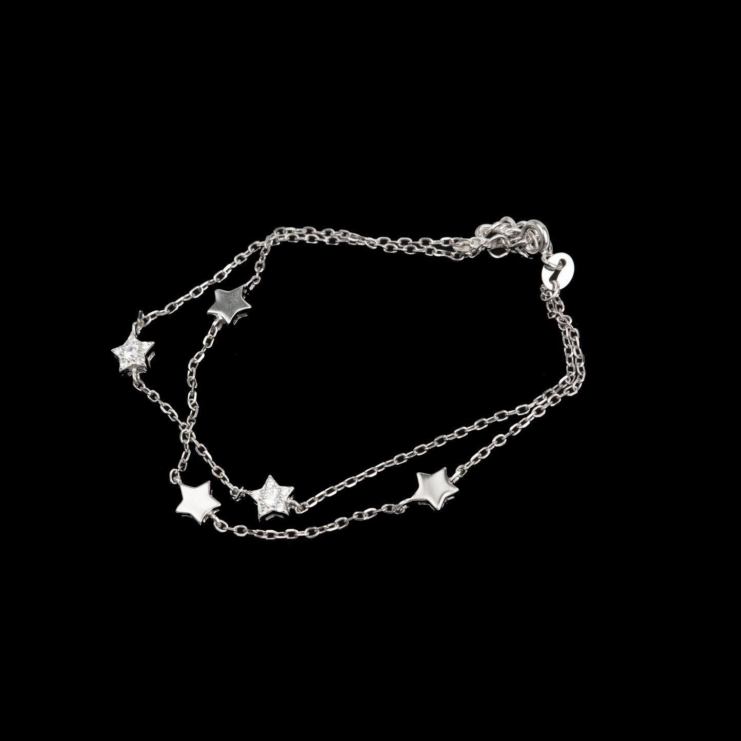 Brățară Argint "Silver Stars" (16cm - 22cm)