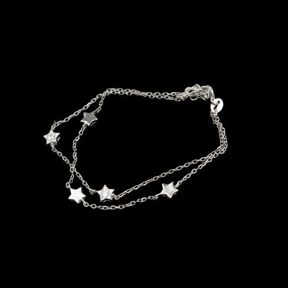 Brățară Argint "Silver Stars" (16cm - 22cm)