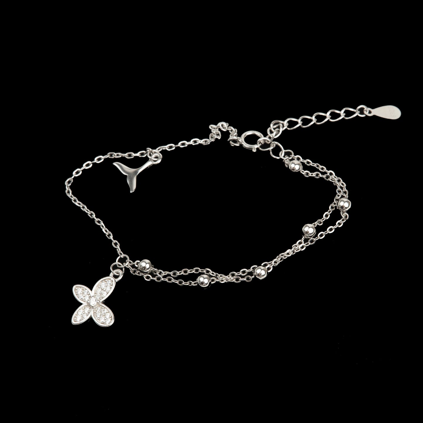Brățară Argint "Dolphin Charm" (16cm - 22cm)