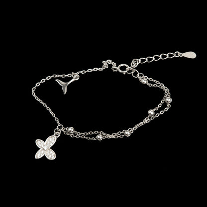 Brățară Argint "Dolphin Charm" (16cm - 22cm)