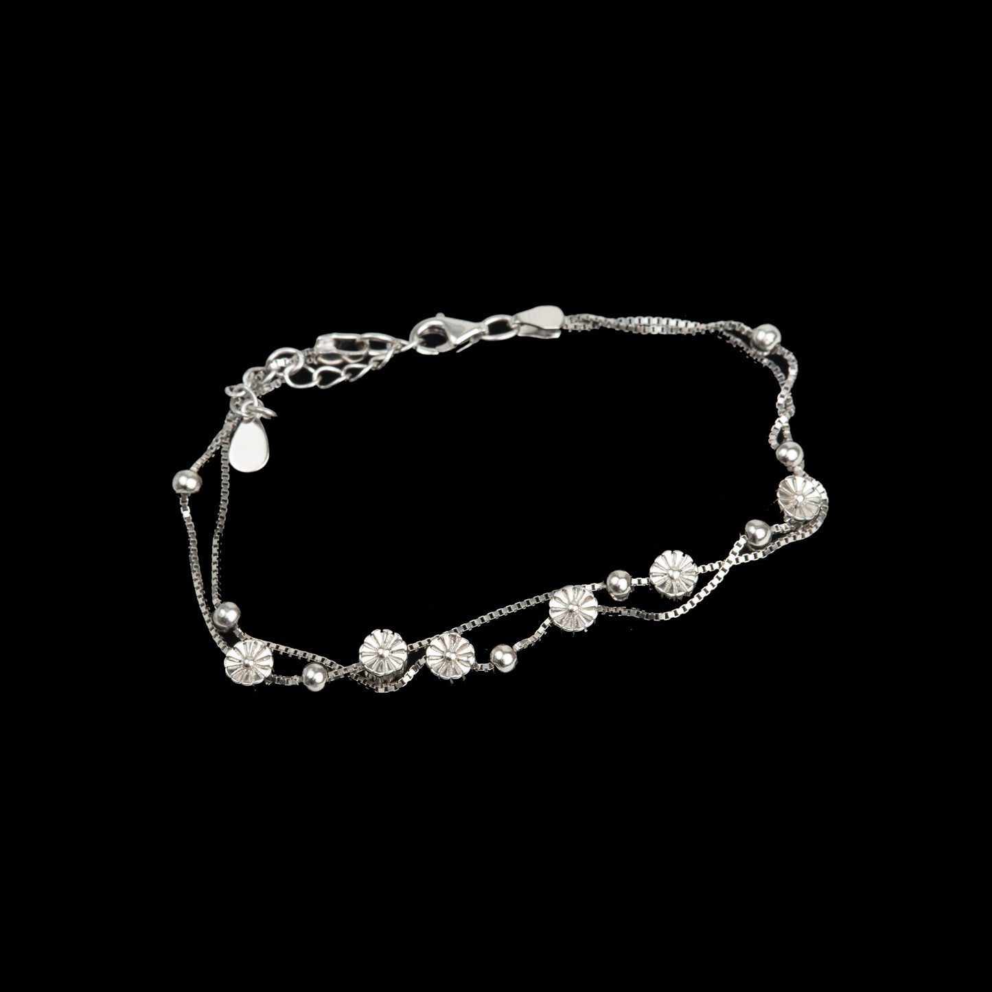Brățară Argint "Silver Buttons" (16cm - 22cm)