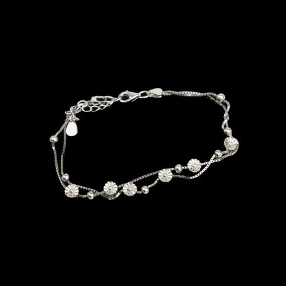 Brățară Argint "Silver Buttons" (16cm - 22cm)