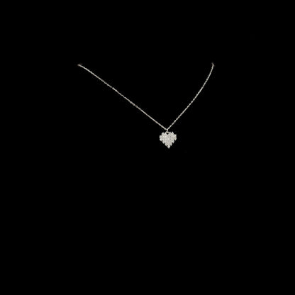 Colier Argint "One Hearted"