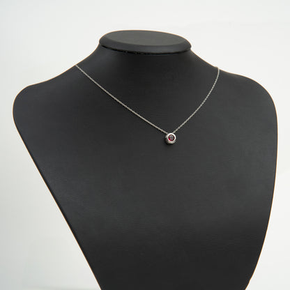 Colier Argint "Royal Ruby"