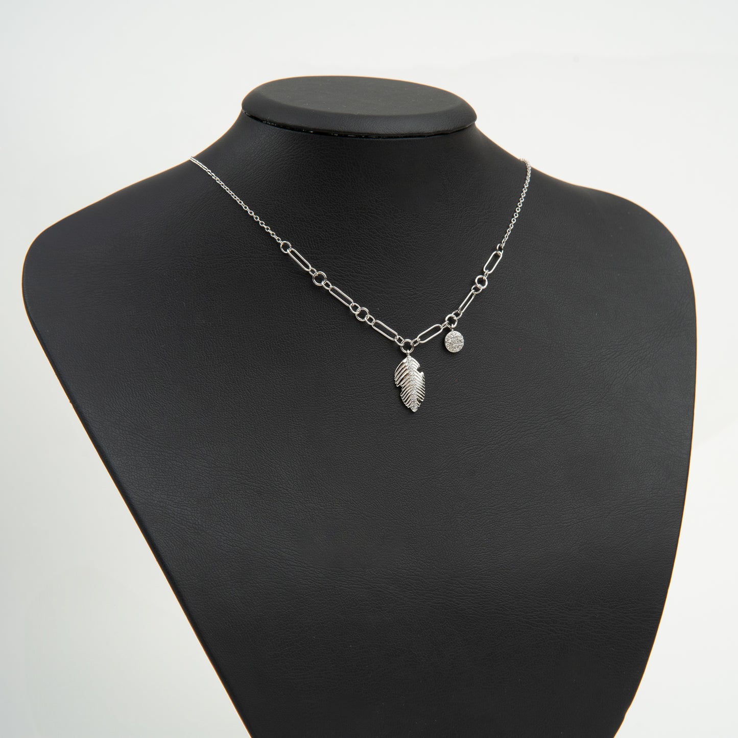 Colier Argint " Feather"