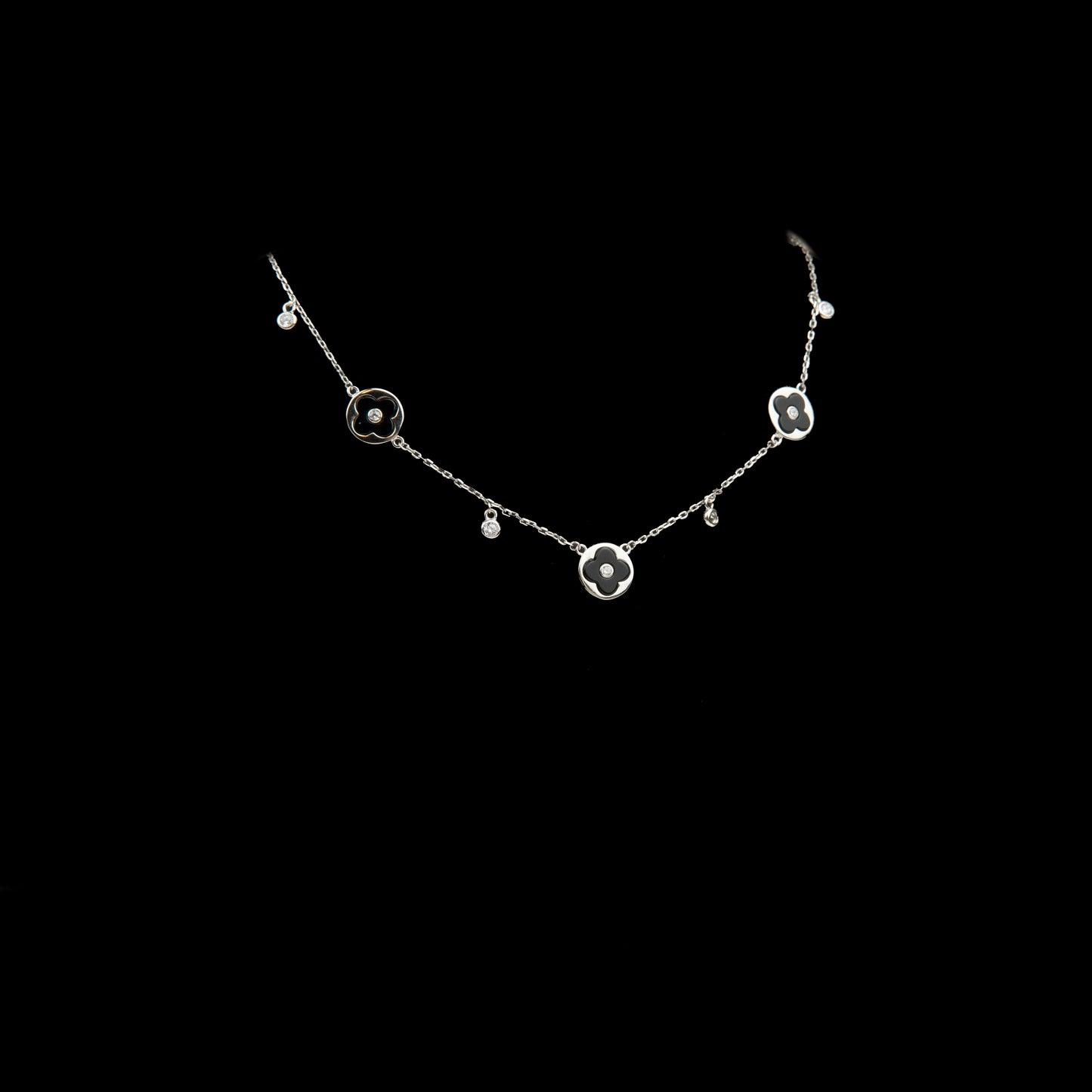 Colier Argint "Onyx"
