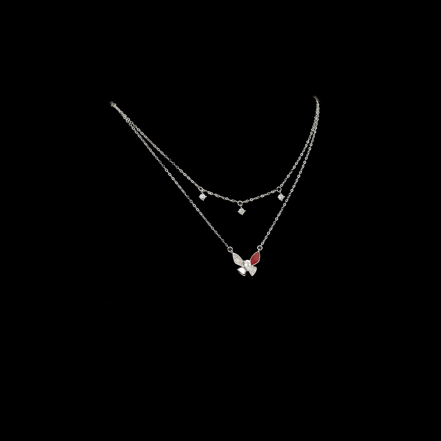 Colier Argint "Enchanted butterfly"