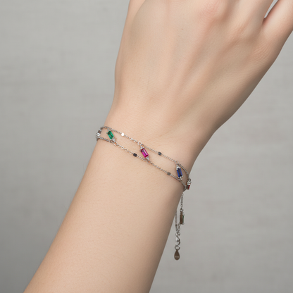 bratara argint cu zirconiu reglabila femei