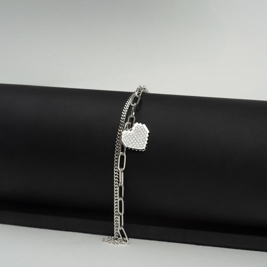 bratara argint reglabila femei cu zirconiu