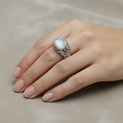“Icy” ring