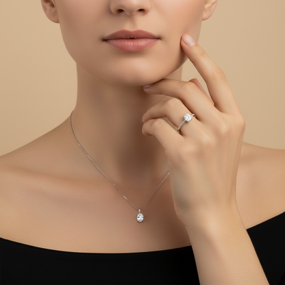 Set Argint cu Zirconiu cubic