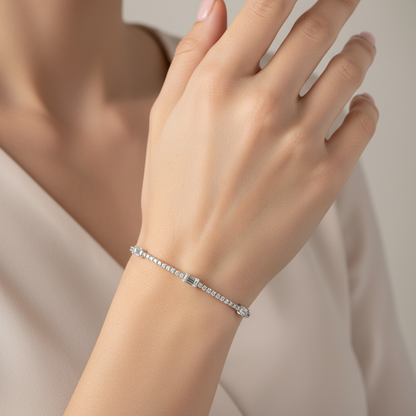 Brățară Argint “Silver Barrel”