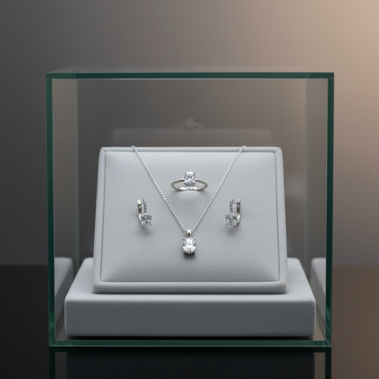 Set Argint cu Zirconiu cubic